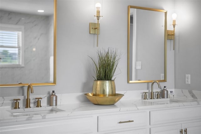 306 Hedgerow Dr, Peters Twp, PA 15367 - full bathroom with double vanity