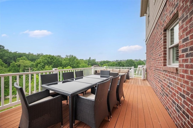 306 Hedgerow Dr, Peters Twp, PA 15367 - deck featuring outdoor dining space