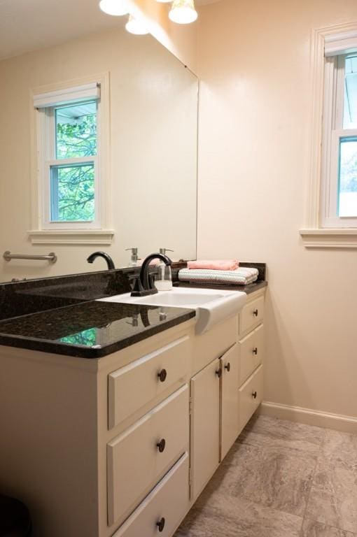 8 Windycrest Dr, Patterson Twp, PA 15010 - bathroom with vanity and plenty of natural light