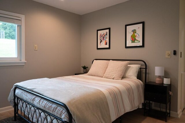 8 Windycrest Dr, Patterson Twp, PA 15010 - bedroom featuring baseboards and wood finished floors