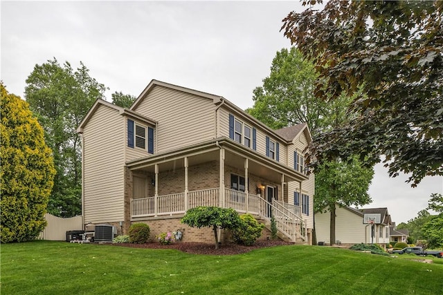 108 Birchwood Way, Penn Twp Wml, PA 15642 - view of front of house with a front lawn and brick siding
