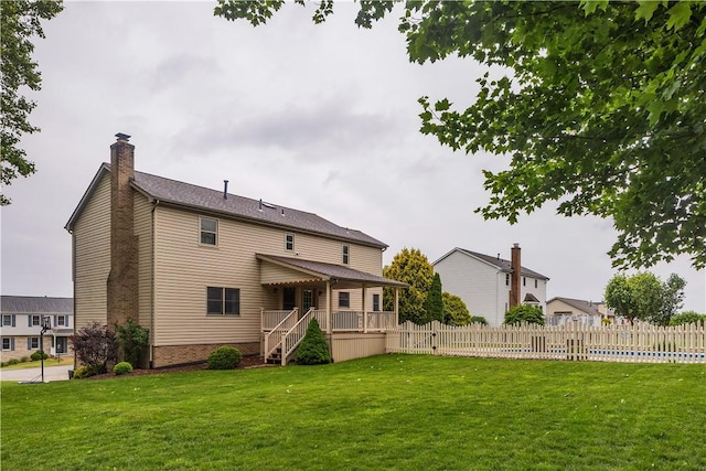 108 Birchwood Way, Penn Twp Wml, PA 15642 - rear view of property featuring a chimney and cooling unit