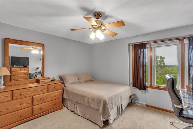 108 Birchwood Way, Penn Twp Wml, PA 15642 - bedroom featuring light colored carpet and a ceiling fan