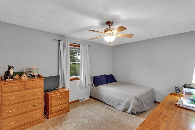108 Birchwood Way, Penn Twp Wml, PA 15642 - bedroom with light colored carpet and ceiling fan
