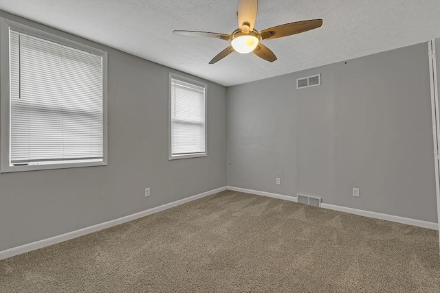 39 Mcgovern Blvd, Moon/Crescent Twp, PA 15046 - carpeted spare room with ceiling fan and a textured ceiling
