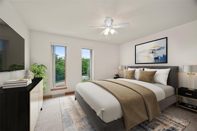240 Rte 88, Monongahela, PA 15063 - bedroom featuring light colored carpet and a ceiling fan