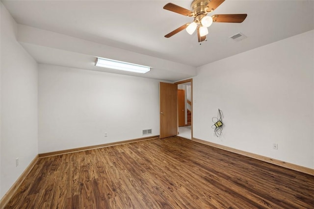 240 Rte 88, Monongahela, PA 15063 - spare room featuring wood finished floors, stairs, and a ceiling fan