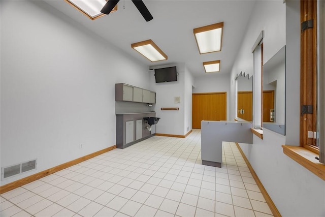 240 Rte 88, Monongahela, PA 15063 - spare room featuring a ceiling fan and light tile patterned floors