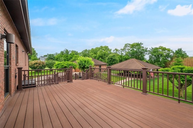 240 Rte 88, Monongahela, PA 15063 - wooden terrace with a gazebo, view of scattered trees, and a yard