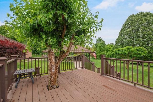 240 Rte 88, Monongahela, PA 15063 - wooden terrace with a yard and a gazebo