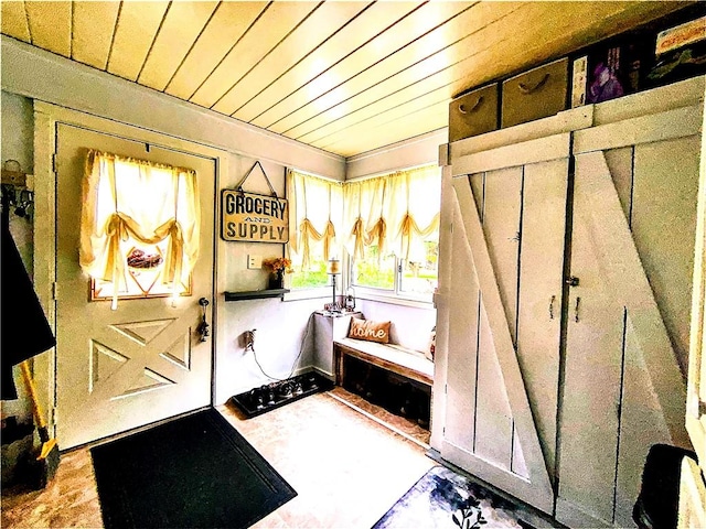 5569 Bull Creek Rd, Fawn Twp, PA 15084 - misc room featuring wood ceiling