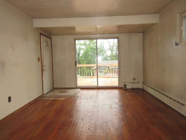 129 Windsor Dr, Penn Hills, PA 15235 - spare room featuring wood-type flooring
