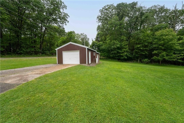 2228 Dinnerbell Five Forks Rd, Wharton Twp, PA 15437 - detached garage featuring concrete driveway