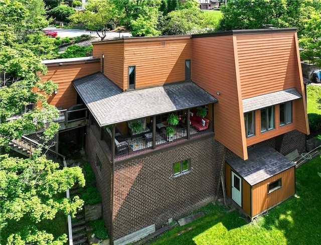 117 Scarborough Ln, Peters Twp, PA 15317 - view from above of property