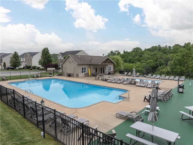 4015 Bentwood Dr, North Strabane, PA 15317 - community pool with a patio