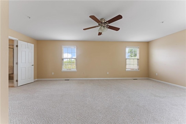 4015 Bentwood Dr, North Strabane, PA 15317 - empty room featuring light colored carpet and ceiling fan