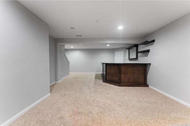 4015 Bentwood Dr, North Strabane, PA 15317 - indoor dry bar featuring recessed lighting