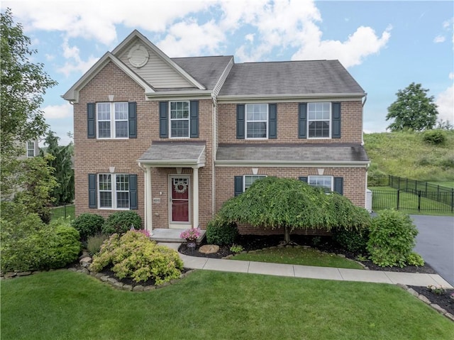 4015 Bentwood Dr, North Strabane, PA 15317 - view of front of house with brick siding