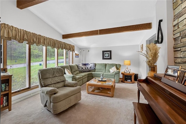 12169 Pine Crest Ct, North Huntingdon, PA 15085 - living room featuring carpet flooring