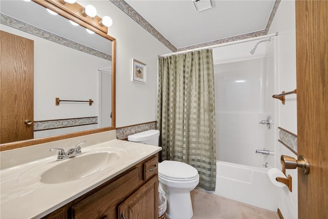 12169 Pine Crest Ct, North Huntingdon, PA 15085 - full bathroom with shower / bath combo and vanity
