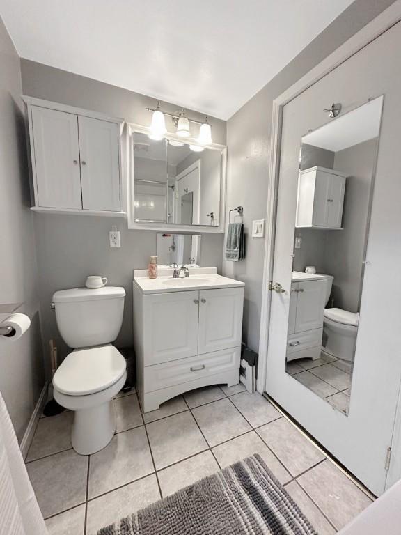 217 S Shady Ave, Chartiers, PA 15342 - bathroom with vanity and tile patterned flooring