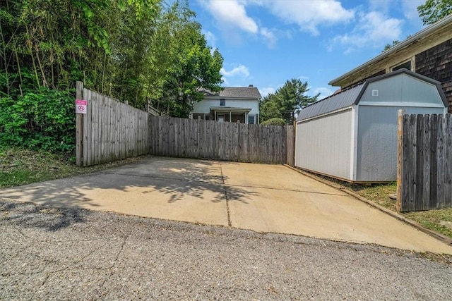 2125 Vodeli St, Beechview, PA 15216 - view of patio / terrace with a shed
