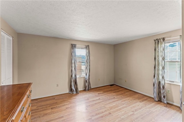 25 Iron St, Canonsburg, PA 15317 - unfurnished room featuring light wood-type flooring, healthy amount of natural light, and a textured ceiling