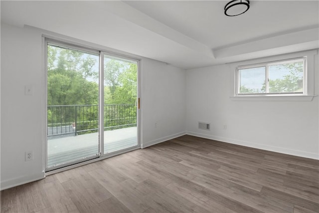 2513 Grove Rd, South Park, PA 15129 - spare room featuring wood finished floors and baseboards
