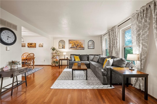 524 Sandy Hill Rd, Manor, PA 15642 - living room with light wood-style flooring and baseboards