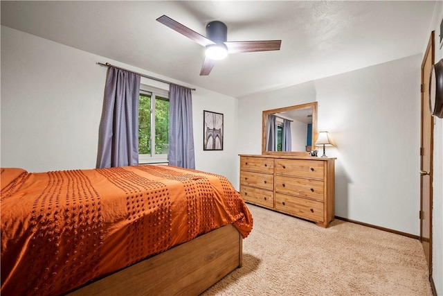 524 Sandy Hill Rd, Manor, PA 15642 - bedroom with light carpet and a ceiling fan