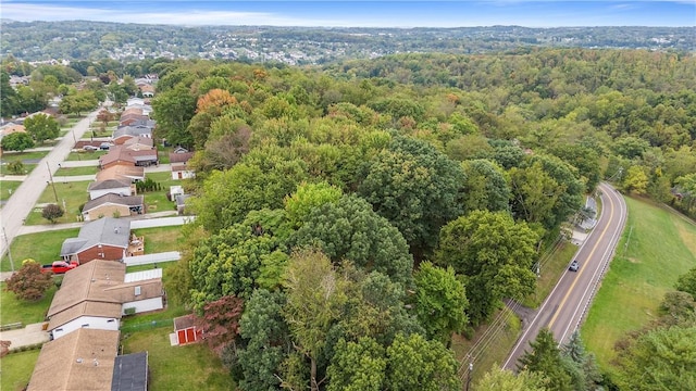 524 Sandy Hill Rd, Manor, PA 15642 - aerial perspective of suburban area with a heavily wooded area