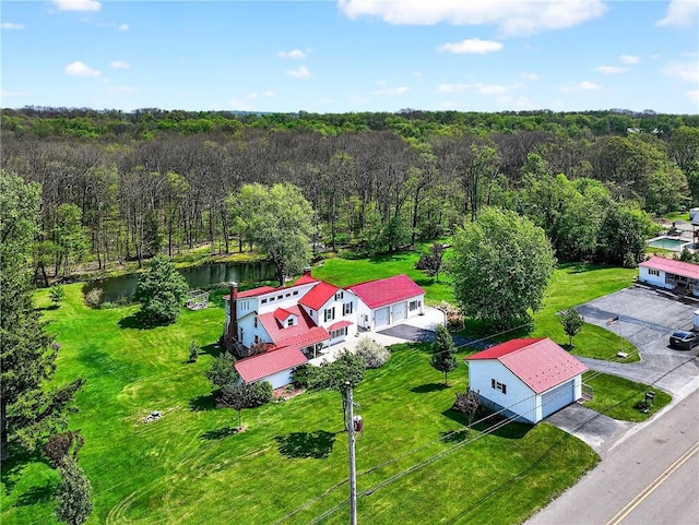 260 Stouffer Hill Rd, Somerset Twp, PA 15541 - bird's eye view of a forest and a nearby body of water
