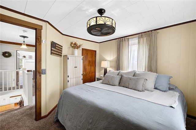 260 Stouffer Hill Rd, Somerset Twp, PA 15541 - carpeted bedroom with crown molding