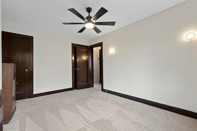 22 Beltzhoover Ave, Allentown, PA 15210 - unfurnished bedroom with light carpet and a ceiling fan
