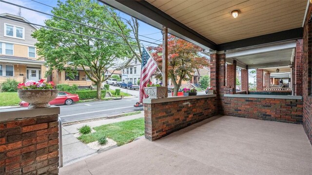 22 Beltzhoover Ave, Allentown, PA 15210 - porch with a residential view