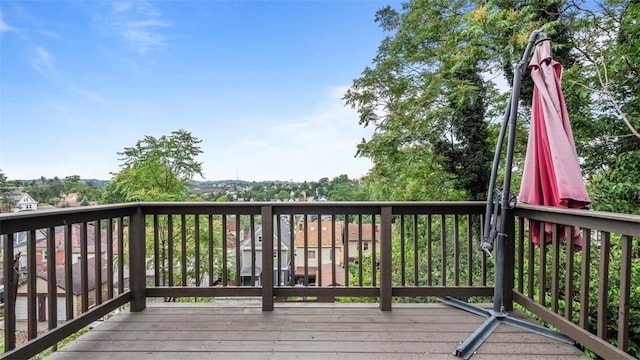 22 Beltzhoover Ave, Allentown, PA 15210 - view of wooden terrace
