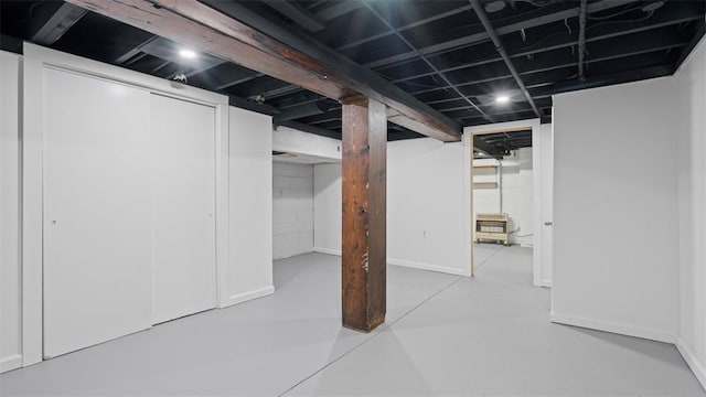 22 Beltzhoover Ave, Allentown, PA 15210 - finished basement with heating unit