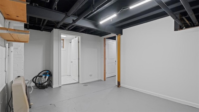 22 Beltzhoover Ave, Allentown, PA 15210 - finished basement featuring baseboards