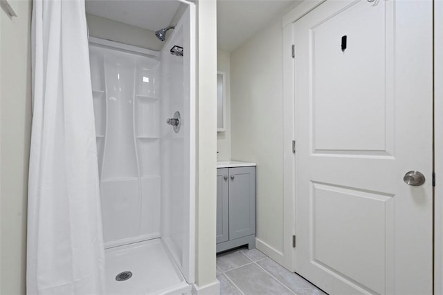 22 Beltzhoover Ave, Allentown, PA 15210 - full bath featuring a stall shower and tile patterned flooring