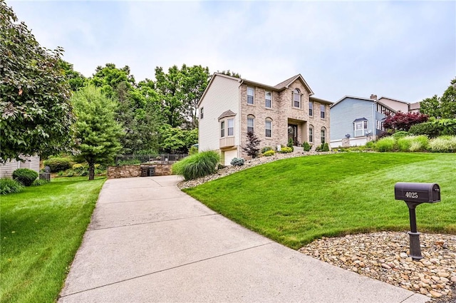 4025 Holiday Park Dr, Murrysville, PA 15668 - view of front of home with a front lawn
