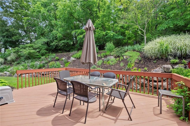 2507 Sarah Ct, Murrysville, PA 15668 - wooden terrace featuring outdoor dining area