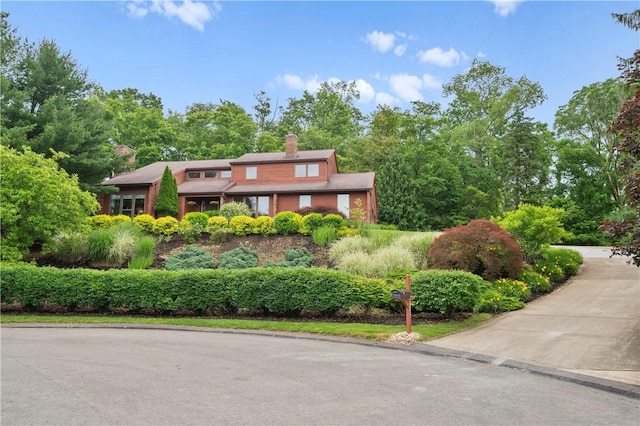 2507 Sarah Ct, Murrysville, PA 15668 - view of front facade featuring a chimney