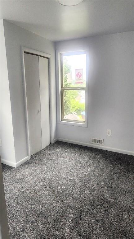 118 Brady Ave, City Of Washington, PA 15301 - unfurnished bedroom featuring carpet flooring and a closet
