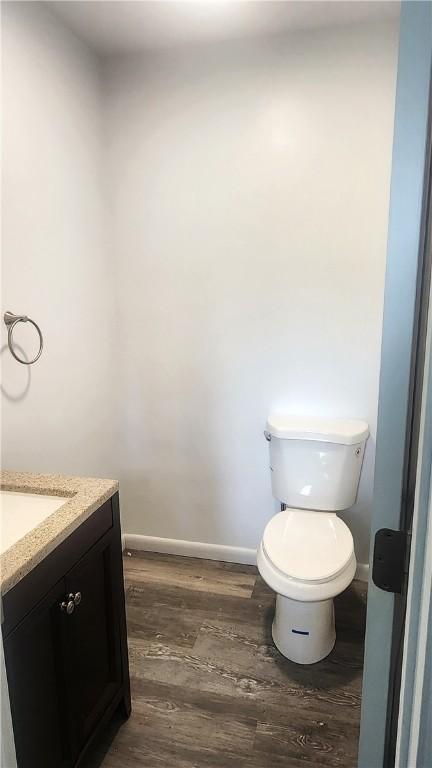 118 Brady Ave, City Of Washington, PA 15301 - bathroom with vanity and wood finished floors