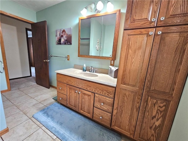 15 Pineview Ests, Sewickley Twp, PA 15089 - bathroom featuring vanity and tile patterned floors