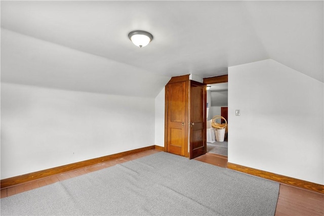 1223 Ingham St, Marshall Shadeland, PA 15212 - additional living space featuring vaulted ceiling and wood finished floors