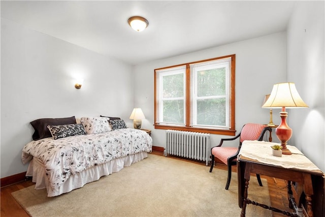 1223 Ingham St, Marshall Shadeland, PA 15212 - bedroom with radiator and wood finished floors