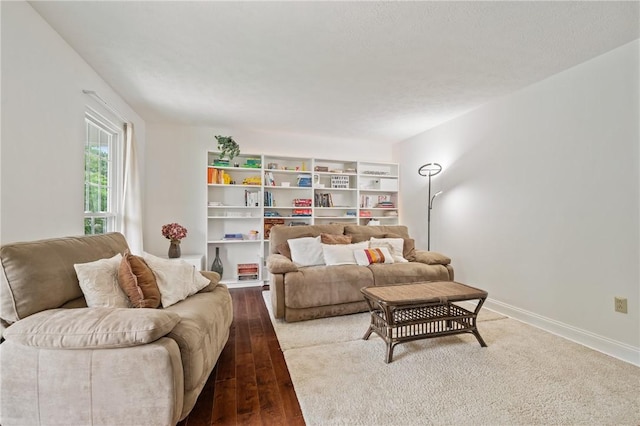 54 Colony Oaks Dr, Shaler, PA 15209 - living area with wood finished floors and baseboards
