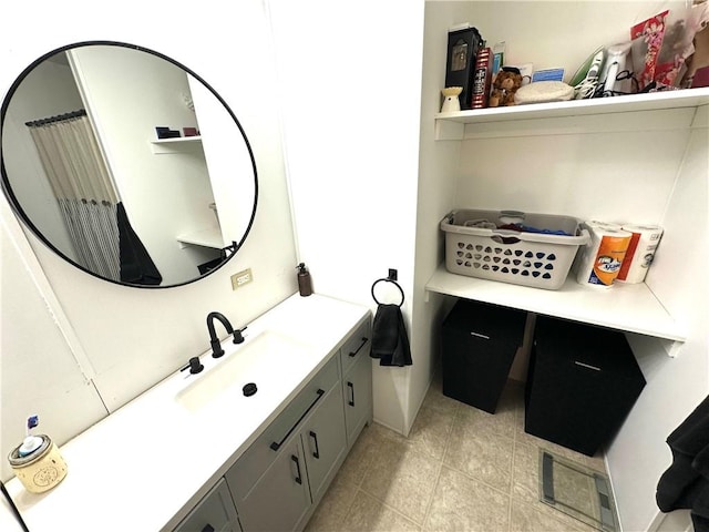 170 Hungarian Rd, Cherry Twp, PA 16057 - bathroom with vanity and tile patterned flooring