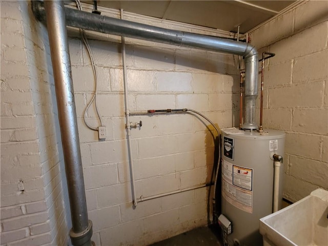 5510 Pocusset St, Squirrel Hill, PA 15217 - utilities featuring gas water heater and a sink